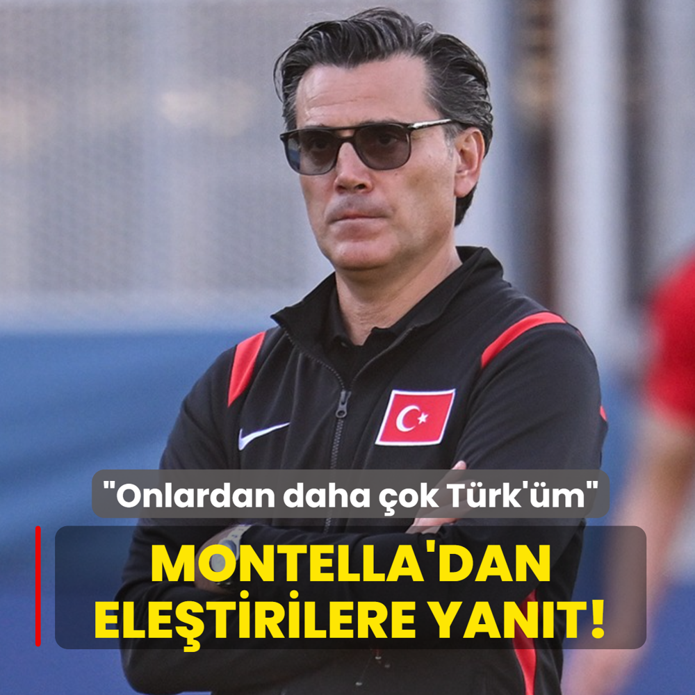 Vincenzo Montella'dan ele�tirilere yan�t! �Onlardan daha �ok T�rk'�m�