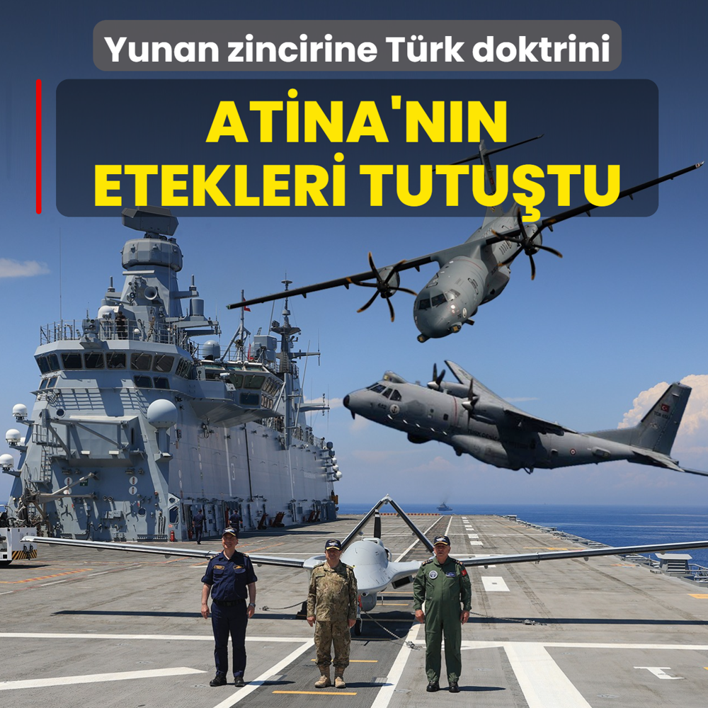 Yunan zincirine T�rk doktrini! Atina'n�n etekleri tutu�tu