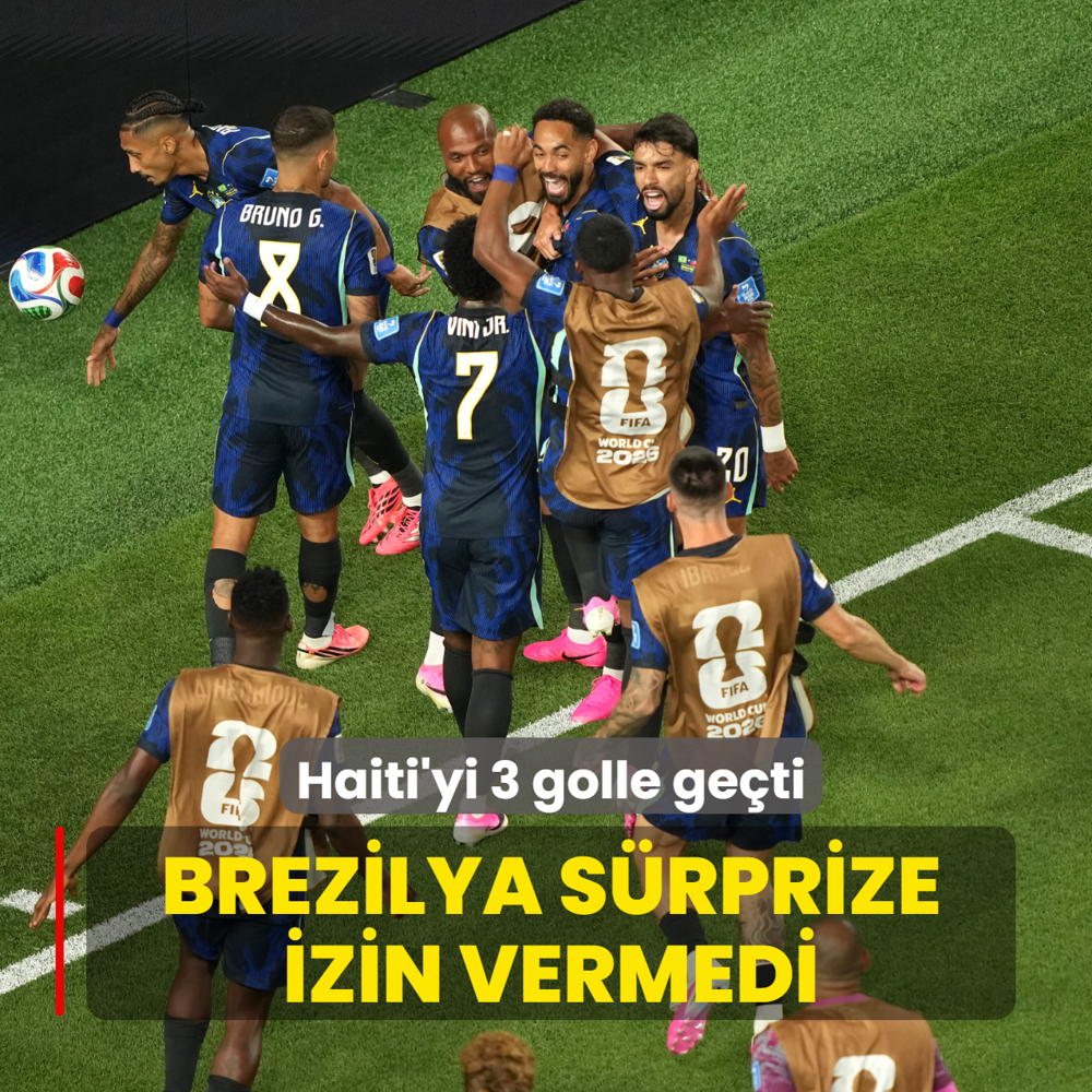 Brezilya s�rprize izin vermedi! Haiti'yi 3 golle ge�ti