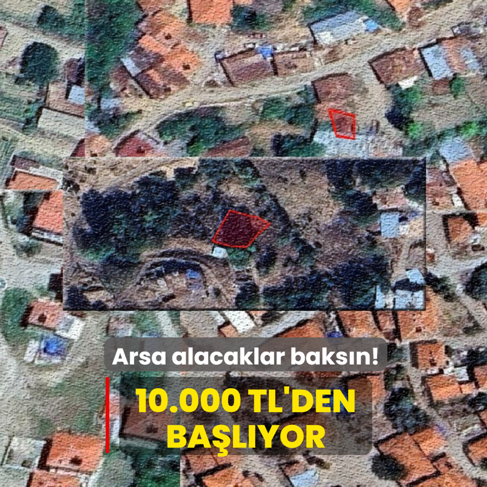 Milli Emlak duyurdu: Arsa alacaklar baks�n! 10.000 TL'den ba�l�yor, yeti�en al�yor...