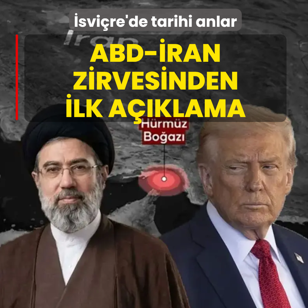 �svi�re'de tarihi anlar... ABD-�ran zirvesinden ilk a��klama