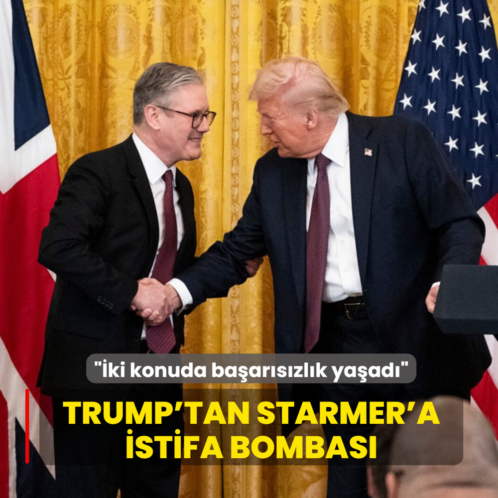Trump'tan Starmer'a istifa bombas�: �ki �nemli konuda ba�ar�s�zl�k ya�ad�