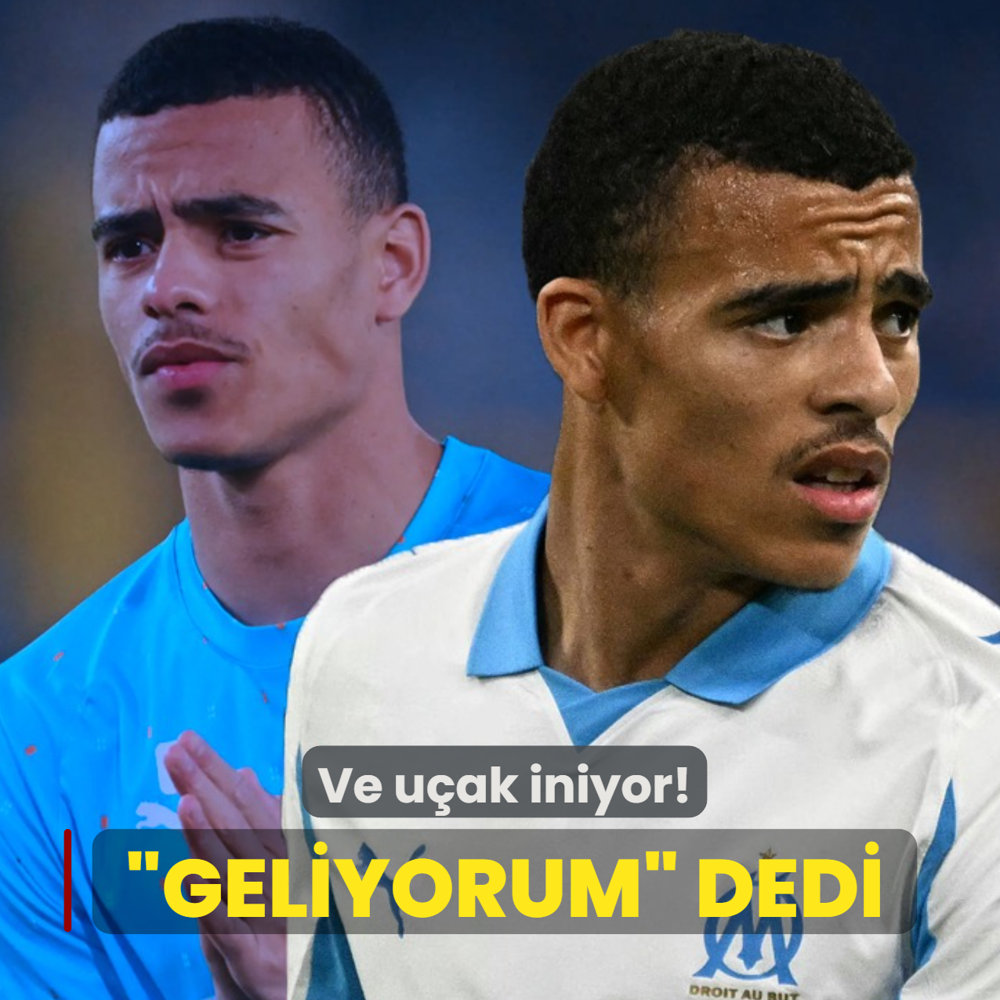 Ve u�ak iniyor! Mason Greenwood �Geliyorum� dedi