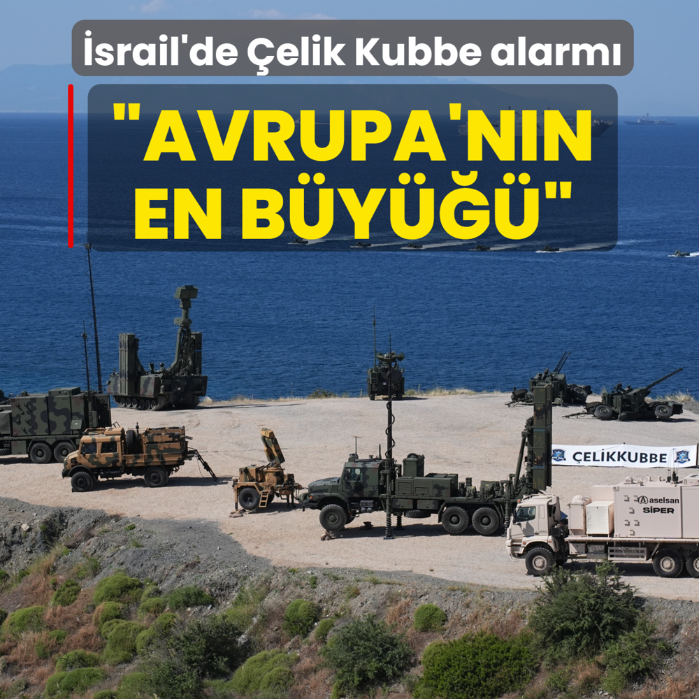 �srail'de �elik Kubbe alarm�: Avrupa'n�n en b�y���