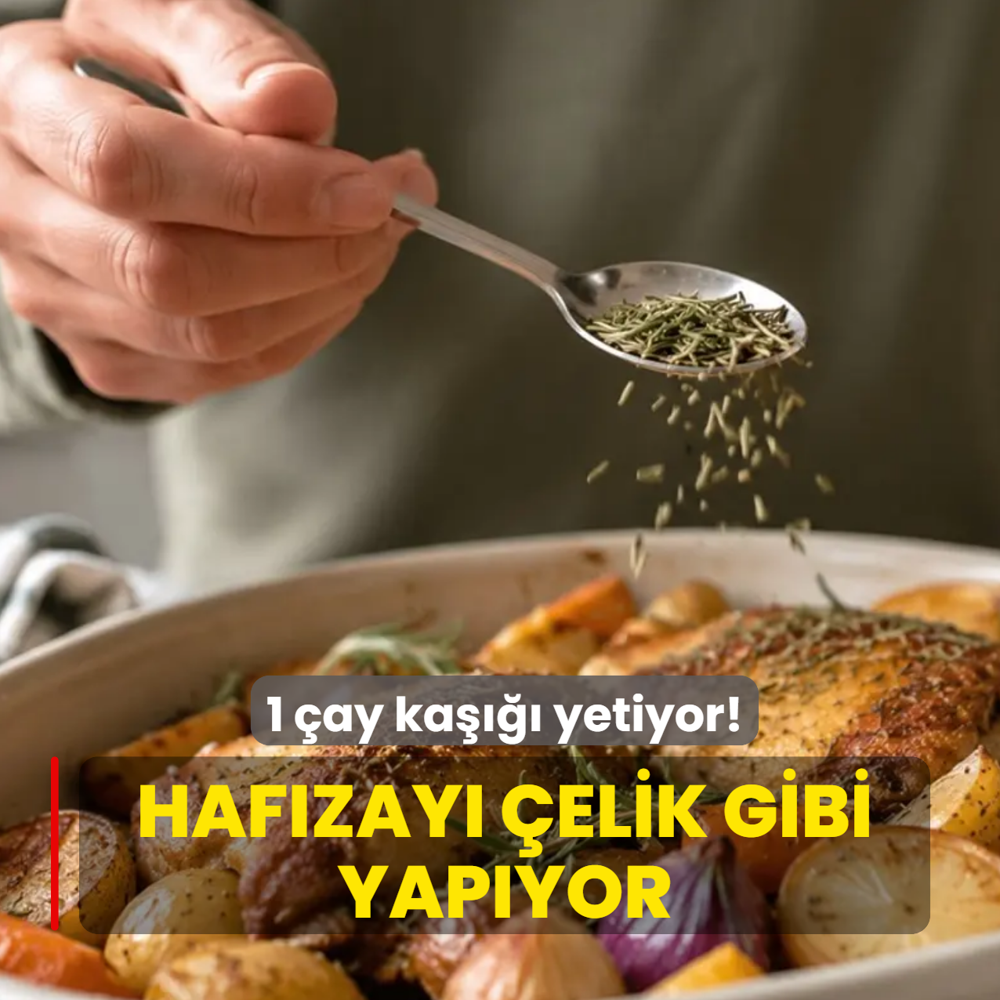 Yemeklere sadece 1 �ay ka���� ekleyin: Beyin h�crelerini yeniliyor, haf�zay� �elik gibi yap�yor