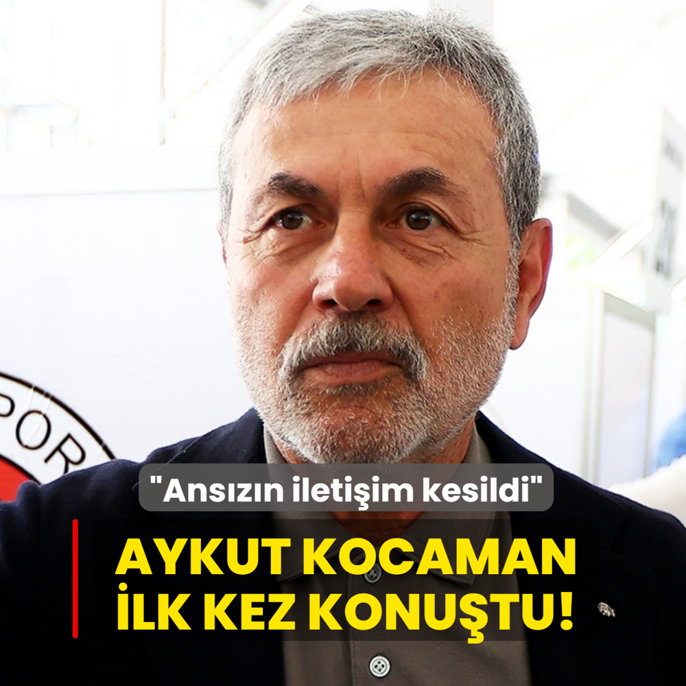Aykut Kocaman'dan Fenerbah�e a��klamas�! �Ans�z�n ileti�im kesildi�