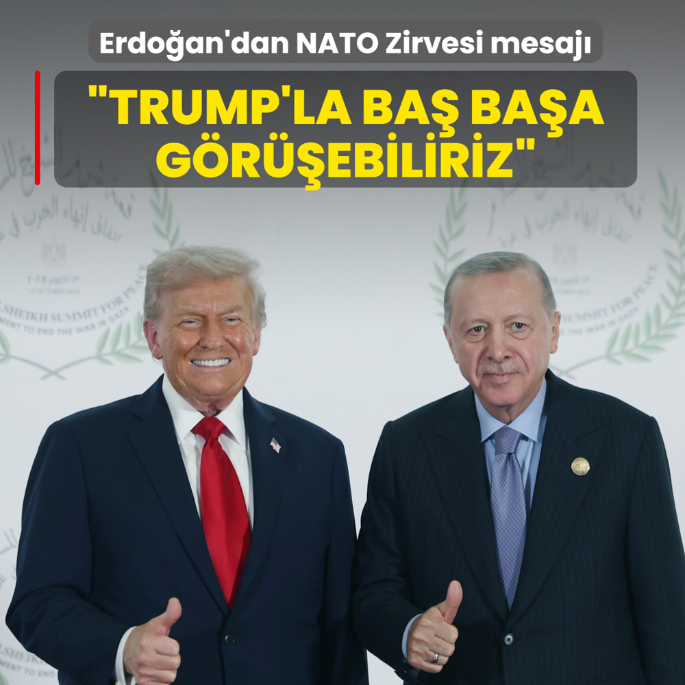 Ba�kan Erdo�an'dan NATO Zirvesi mesaj�: Trump'la ba� ba�a g�r��me olacak