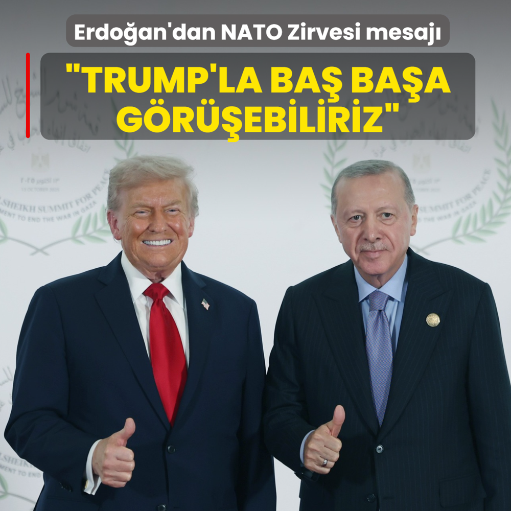 Ba�kan Erdo�an'dan NATO Zirvesi mesaj�: Trump'la ba� ba�a g�r��me olacak