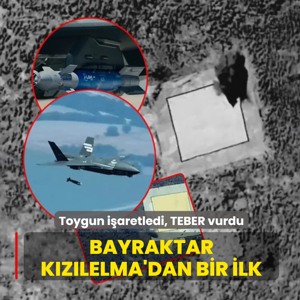 Toygun i�aretledi, TEBER vurdu! Bayraktar KIZILELMA'dan bir ilk