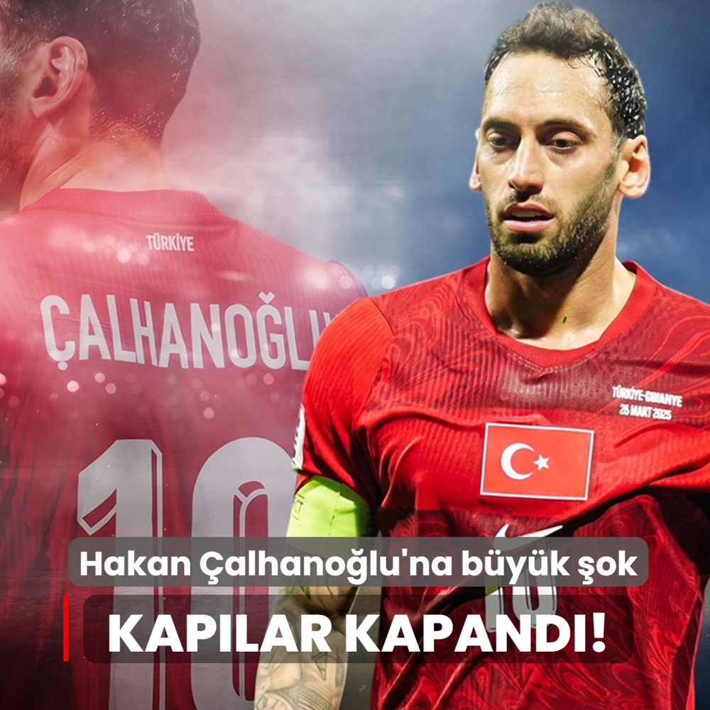 Kap�lar kapand�! Hakan �alhano�lu'na b�y�k �ok