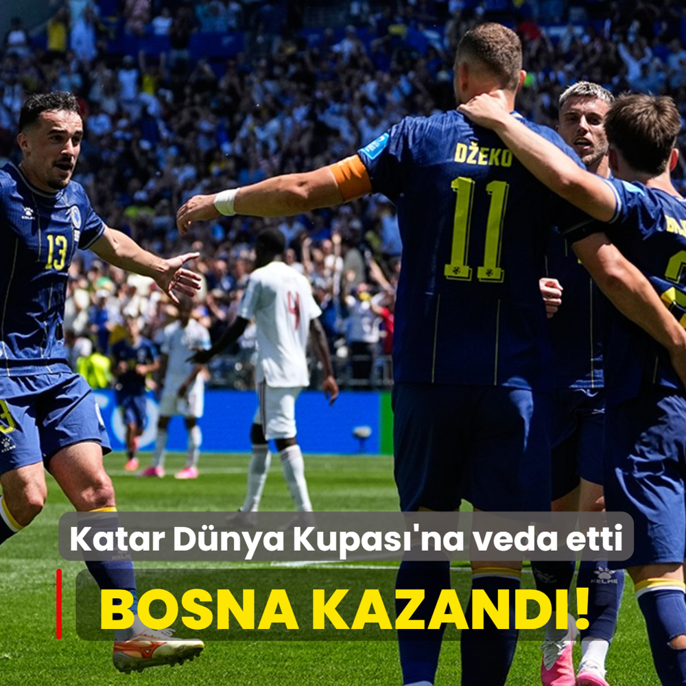 Bosna kazand�! Katar D�nya Kupas�'na veda etti
