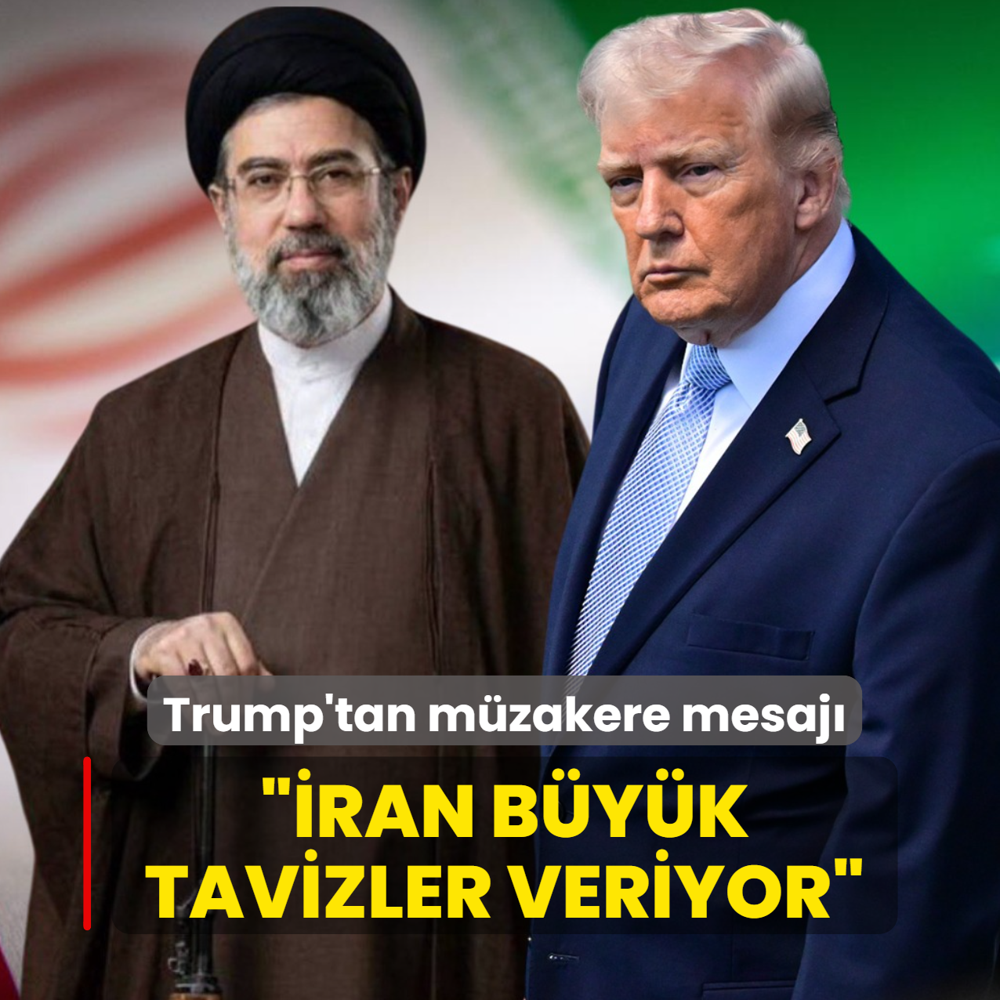 Trump'tan dikkat �eken m�zakere mesaj�... ��ran b�y�k tavizler veriyor�