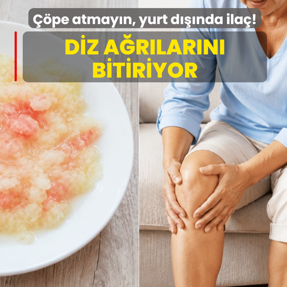 T�rkiye'de ��pe at�l�yor, yurt d���nda ila�! O meyvenin kabu�u diz a�r�lar�n� sabaha kadar bitiriyor