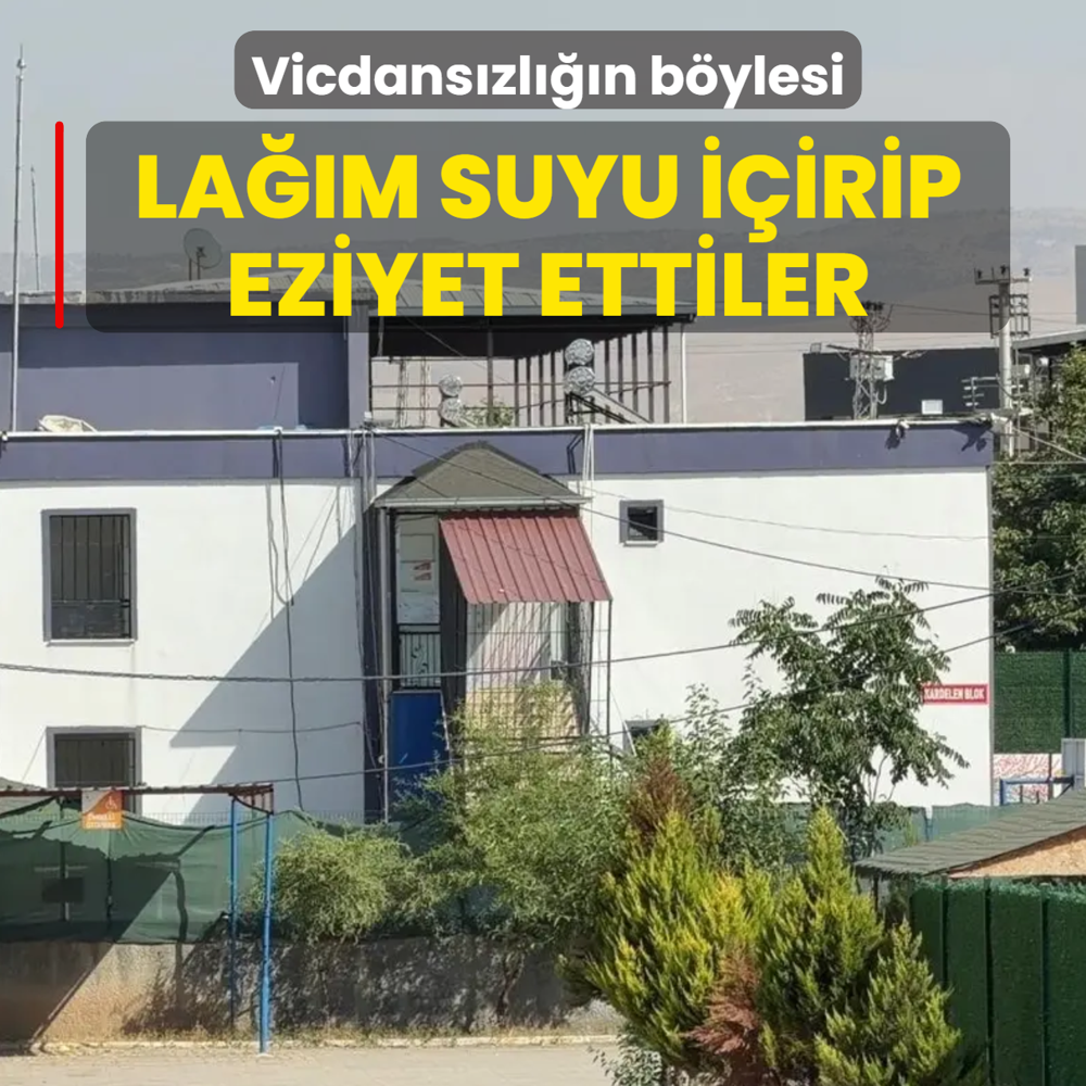 Vicdans�zl���n b�ylesi! La��m suyu i�irip eziyet ettiler
