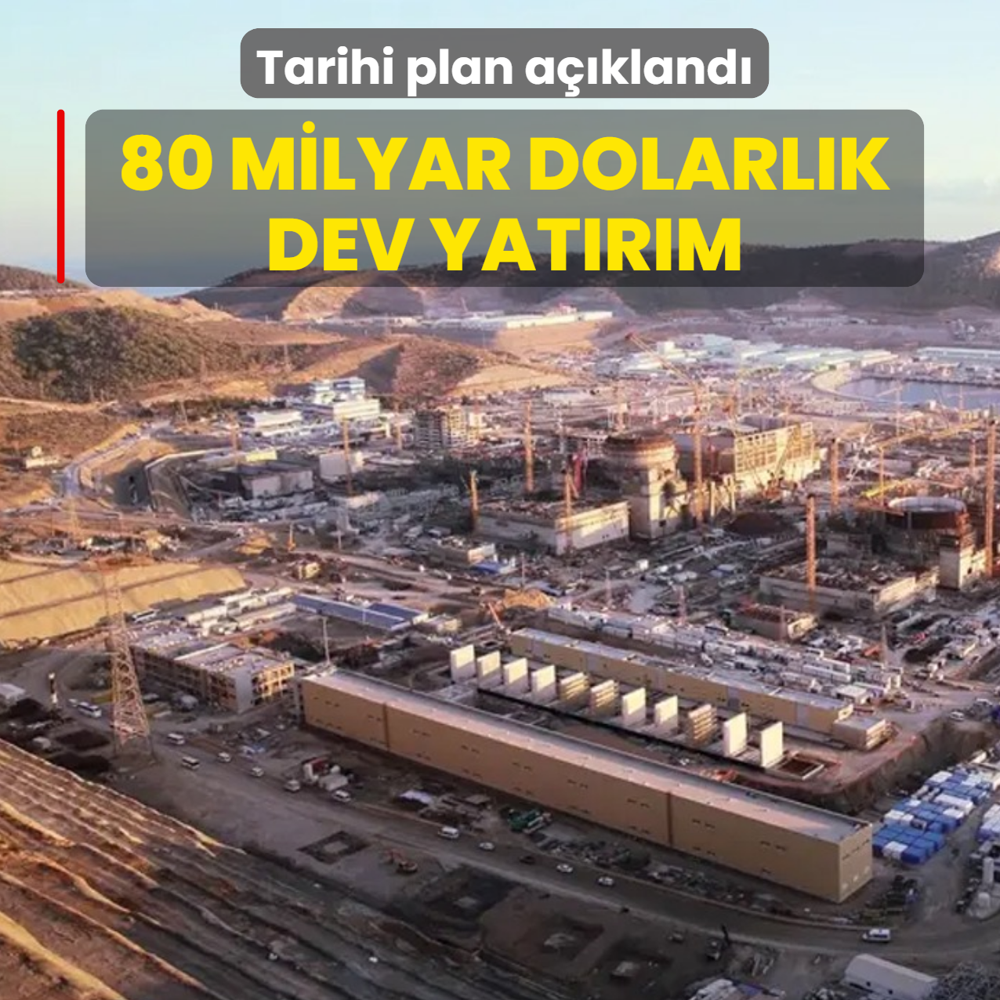 Tarihi plan a��kland�! 80 milyar dolarl�k dev yat�r�m