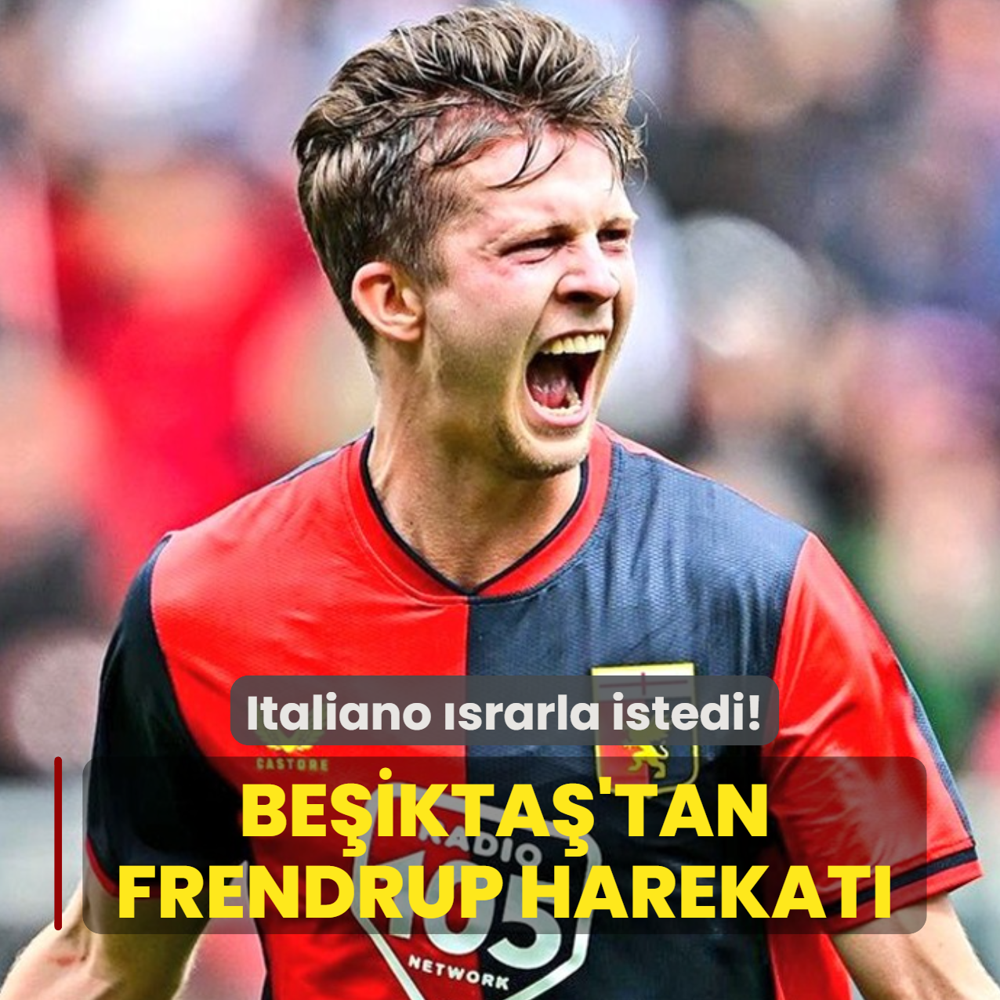 Italiano �srarla istedi! Be�ikta�'tan Morten Frendrup harekat�