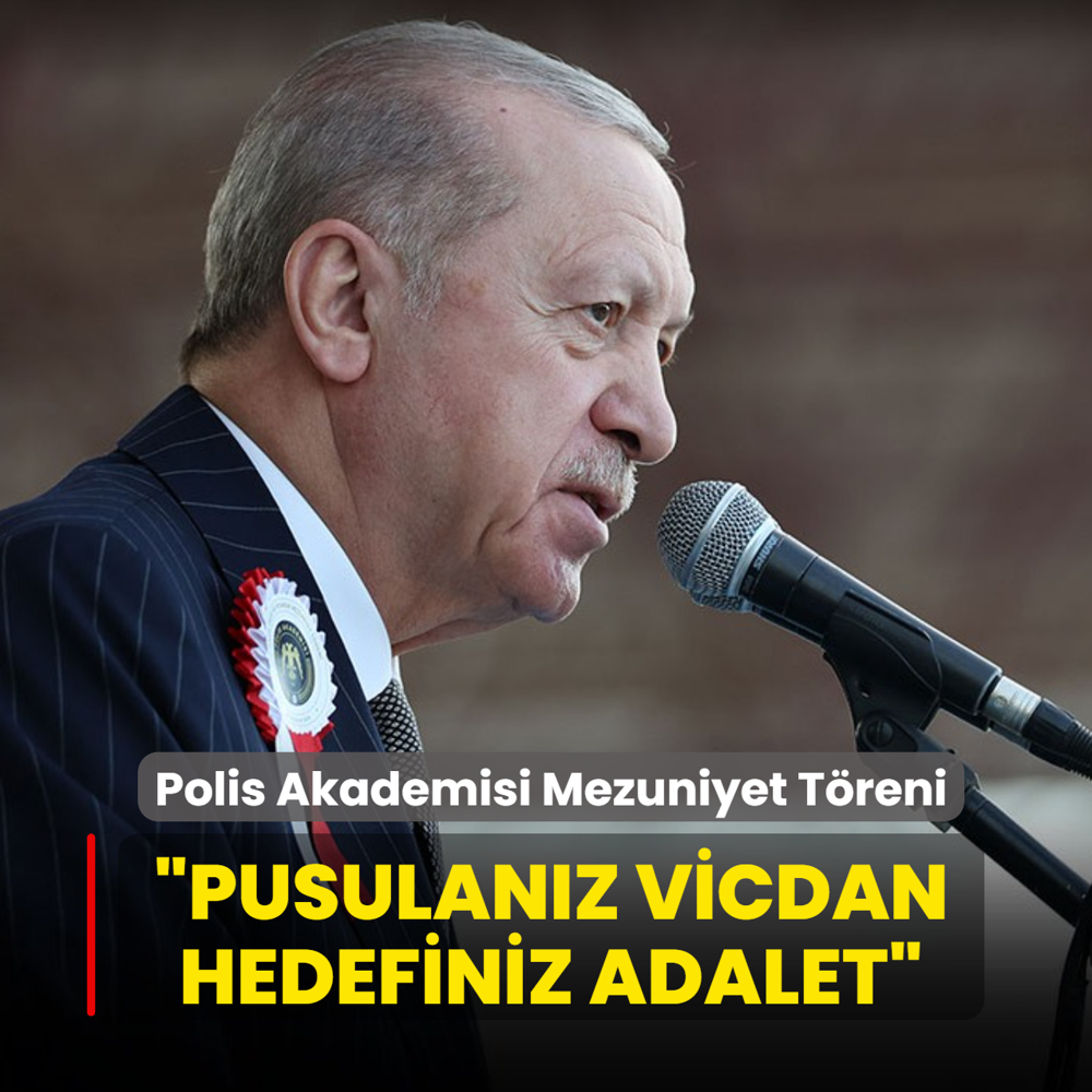 Polis Akademisi Mezuniyet T�reni | Ba�kan Erdo�an: �Pusulan�z vicdan, hedefiniz adalet olsun�
