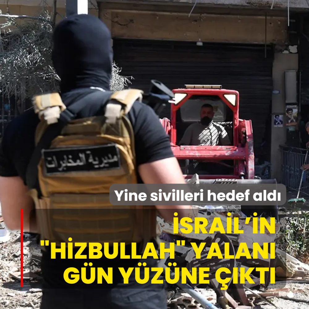 �srail'in �Hizbullah� yalan� g�n y�z�ne ��kt�! Yine sivilleri hedef ald�