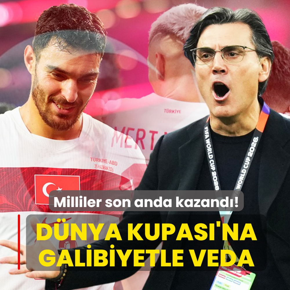D�nya Kupas�'na galibiyetle veda! Milliler son anda kazand�