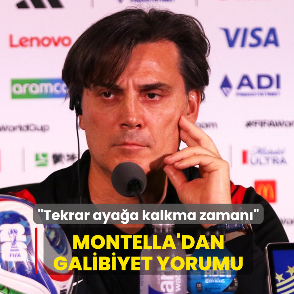 Montella'dan duygusal galibiyet yorumu! �Tekrar aya�a kalkma zaman��
