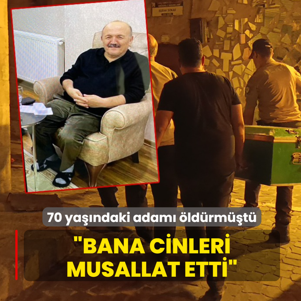 70 ya��ndaki adam� �ld�ren zanl�dan �ok itiraf: Bana cinleri musallat etti