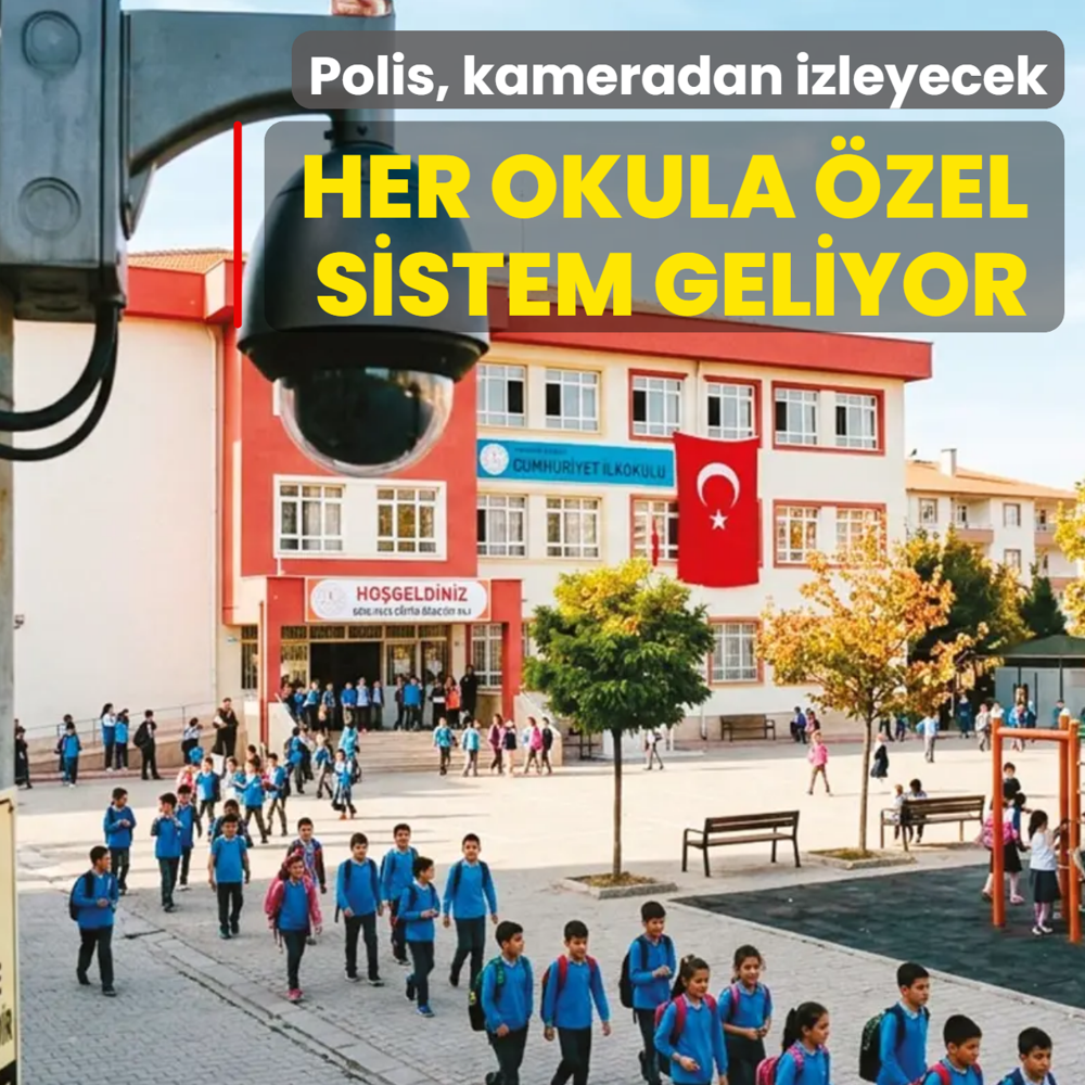 Polis, okullar� kameradan izleyecek! Her okula �zel sistem geliyor