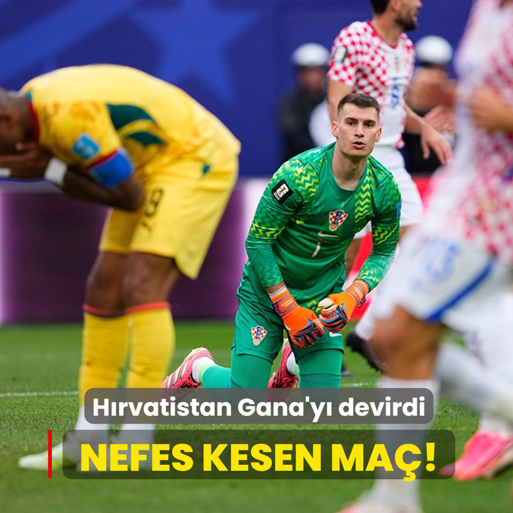 Nefes kesen ma�! H�rvatistan Gana'y� devirdi