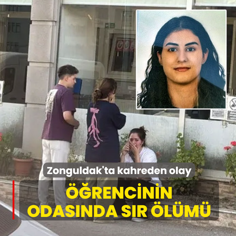 Zonguldak'ta kahreden olay! �niversite ��rencisinin odas�nda s�r �l�m�