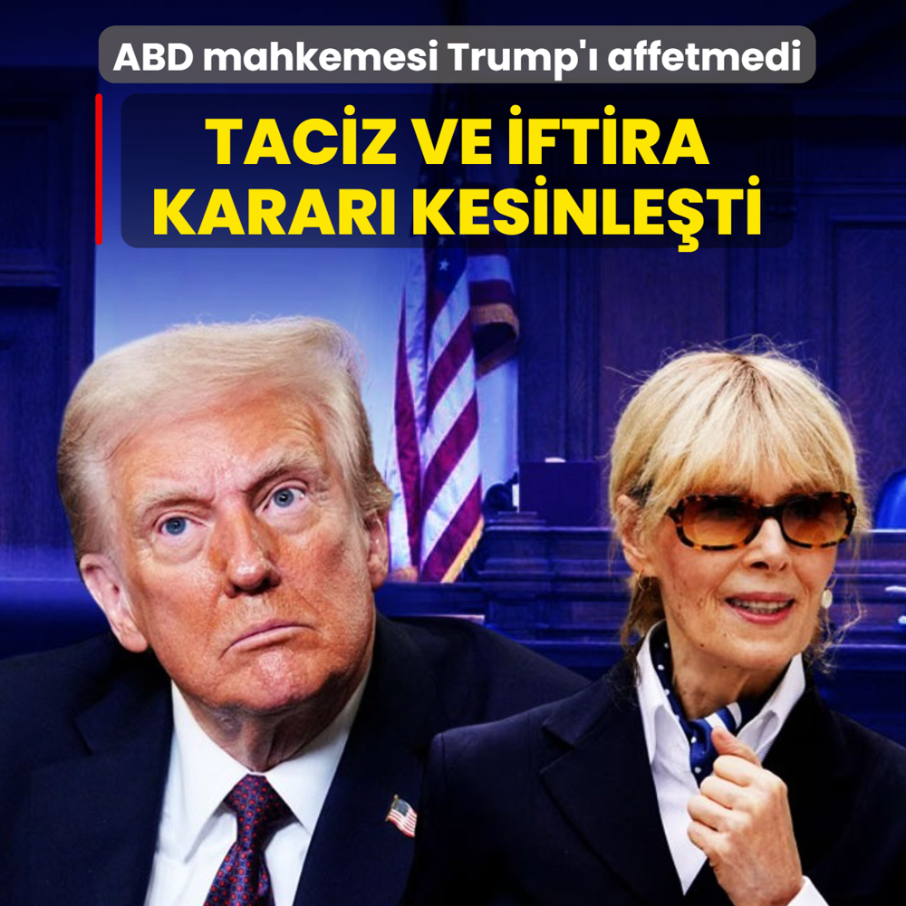 ABD mahkemesi Trump'� affetmedi: Taciz ve iftira karar� kesinle�ti