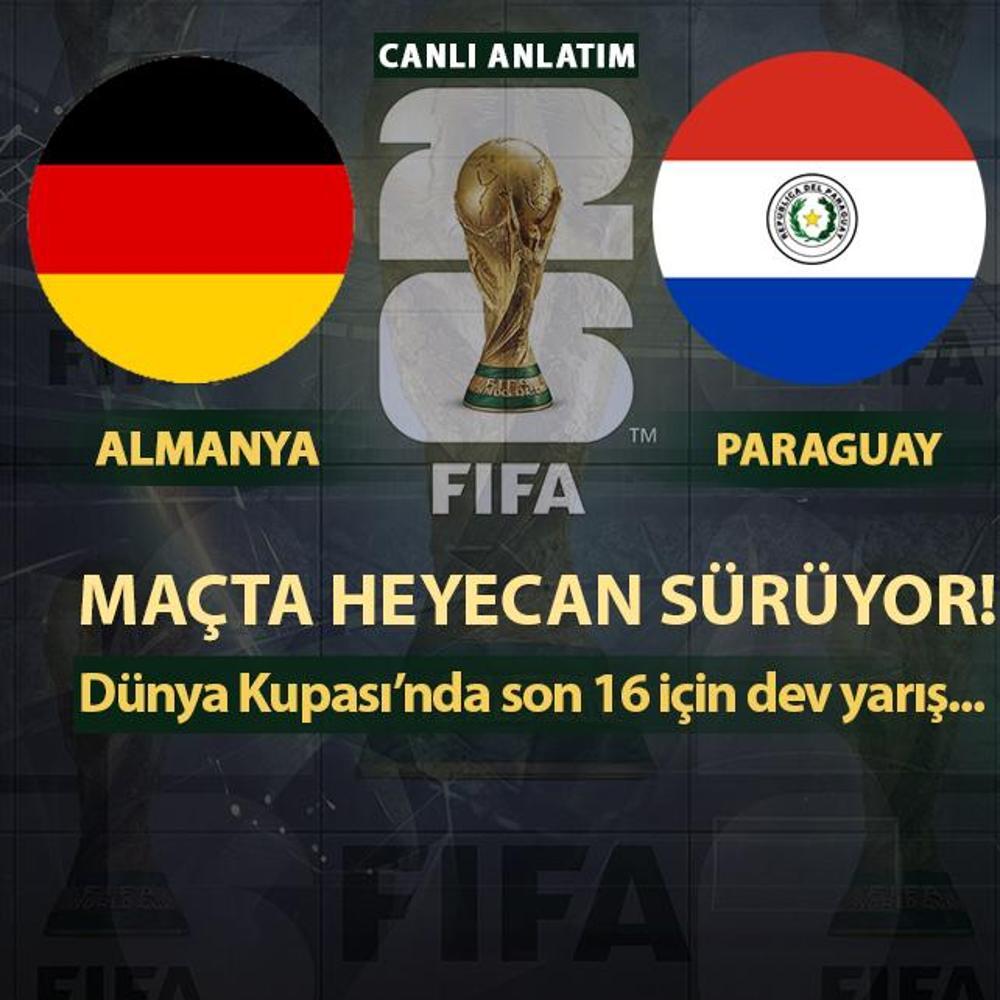 CANLI: Almanya - Paraguay
