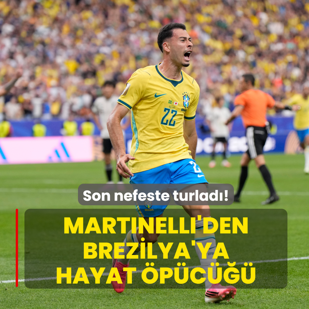 Martinelli'den Brezilya'ya hayat �p�c���! 90+6'da son 16 biletini ald�
