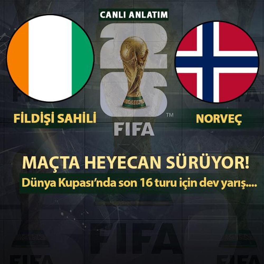 CANLI: Fildi�i Sahili - Norve�