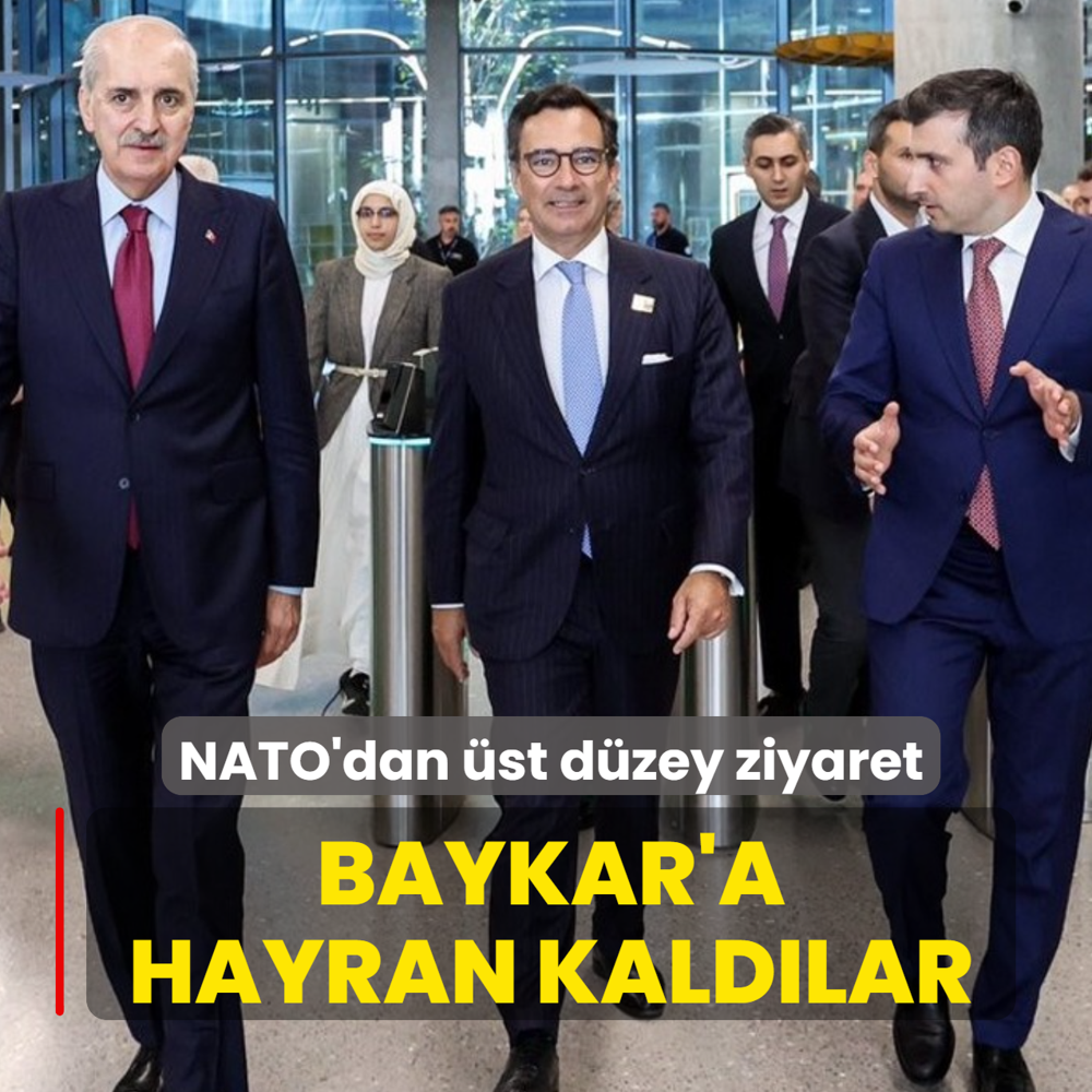 NATO'dan �st d�zey ziyaret! Baykar'a hayran kald�lar