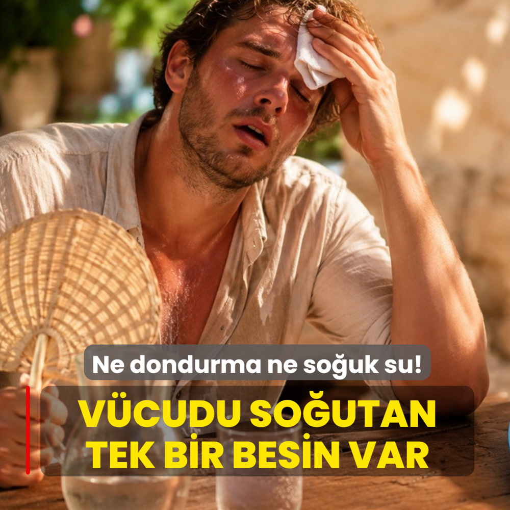 Ne dondurma ne so�uk su! V�cudu i�eriden buz gibi so�utan tek bir besin var