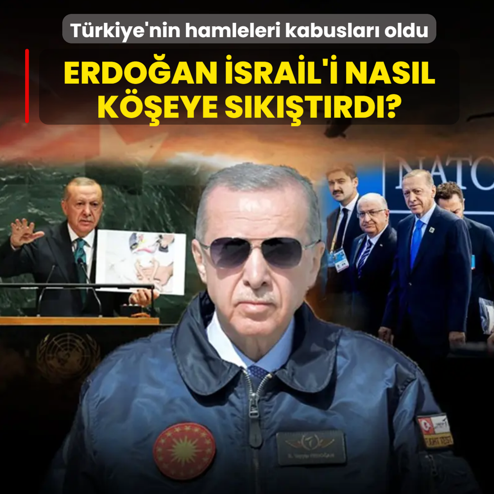 T�rkiye'nin hamleleri kabuslar� oldu... Ba�kan Erdo�an'�n hamleleri �srail'i nas�l k��eye s�k��t�rd�?