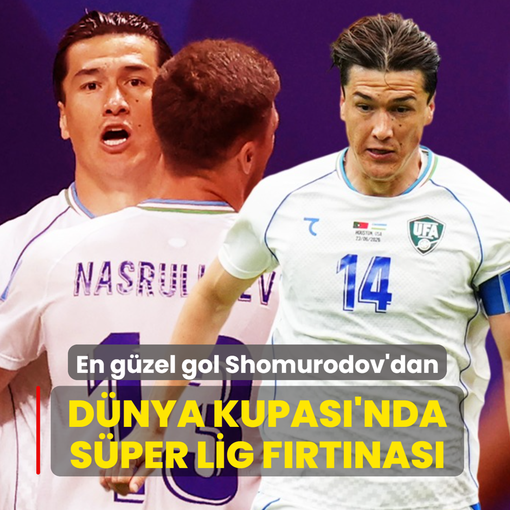 FIFA a��klad�! D�nya Kupas� grup a�amas�n�n en iyi gol� Eldor Shomurodov'dan