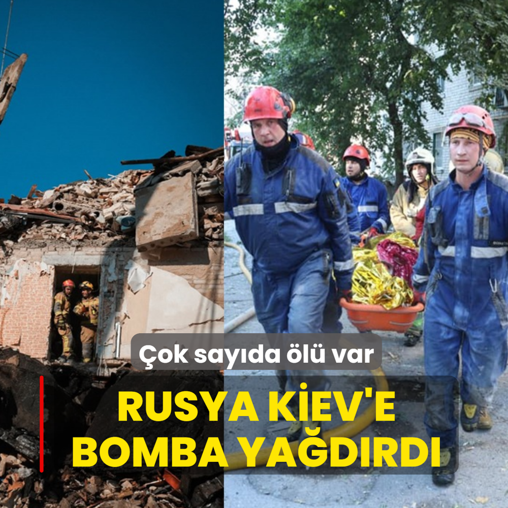 Rusya Kiev'e bomba ya�d�rd�! �ok say�da �l� var