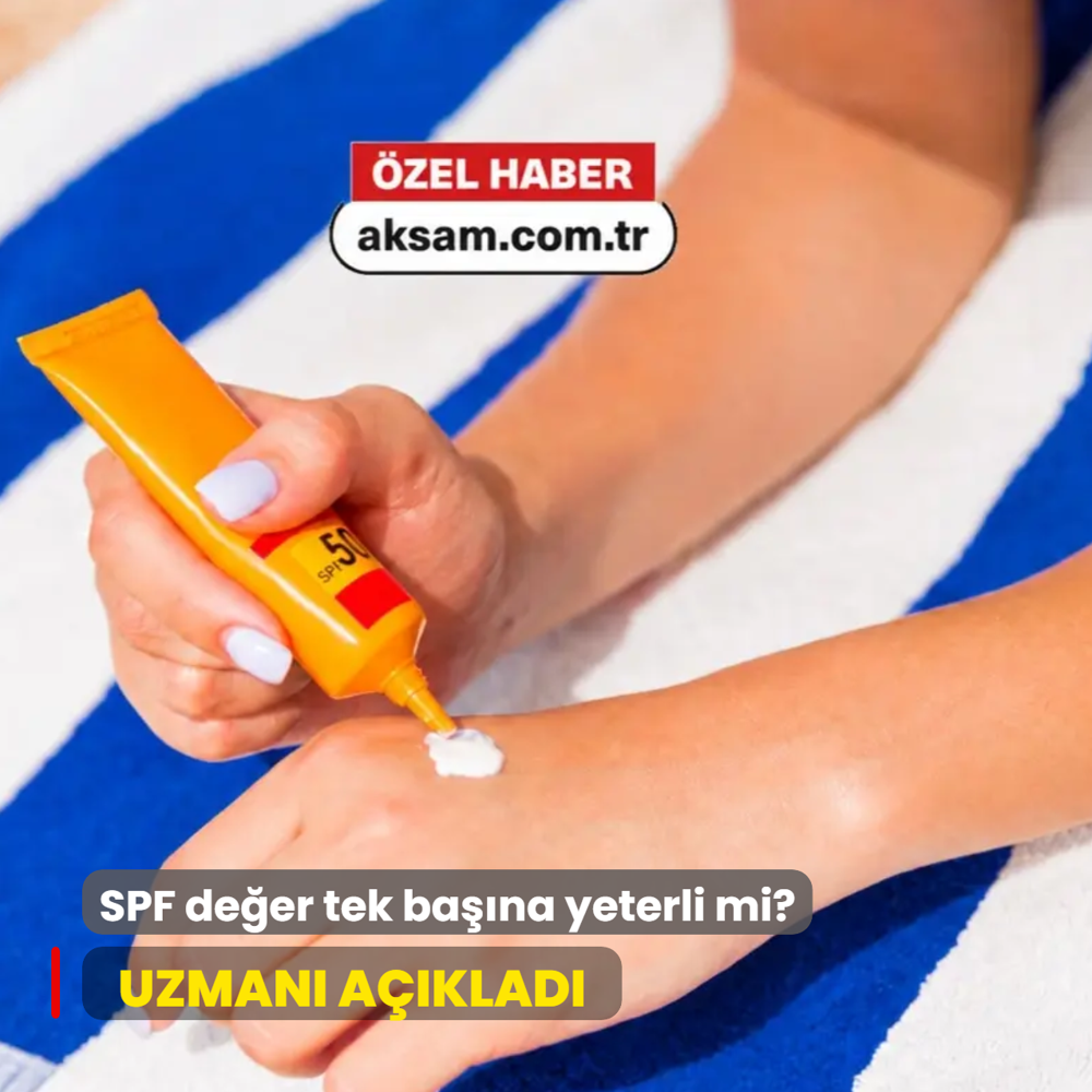SPF de�er tek ba��na yeterli mi? Uzman� a��klad�: G�ne� kremi se�erken...