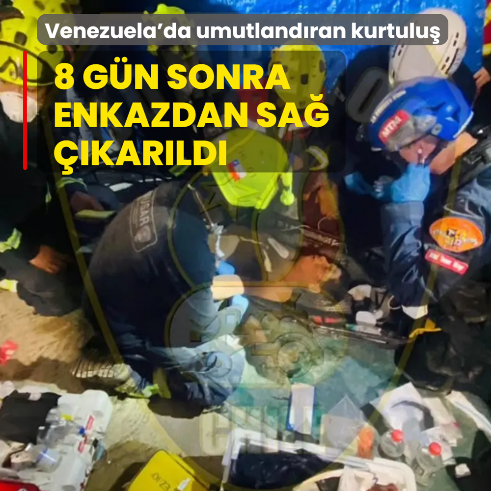 Venezuela'da umutland�ran kurtulu�! 8 g�n sonra enkazdan sa� ��kar�ld� 1 Be�en tepkisi.