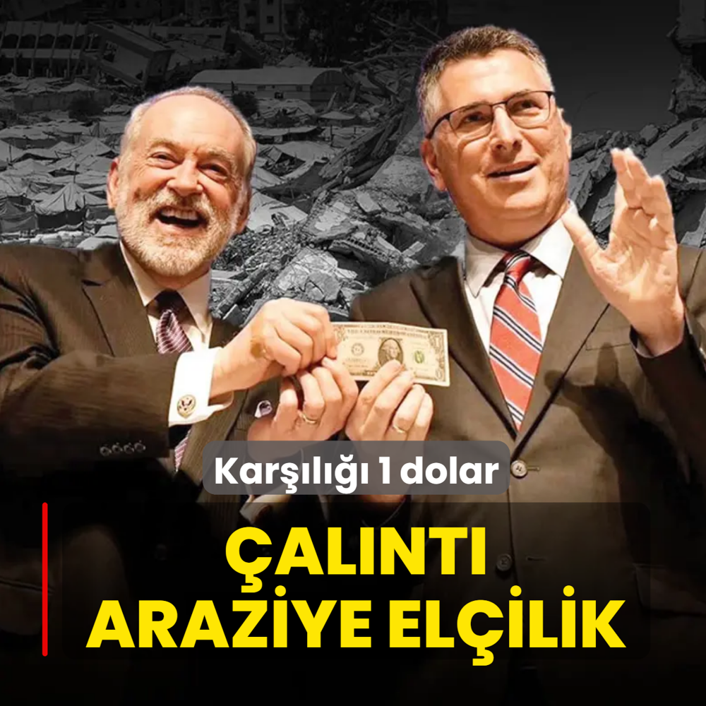 �al�nt� araziye el�ilik! 1 dolar kar��l���nda tahsis edildi