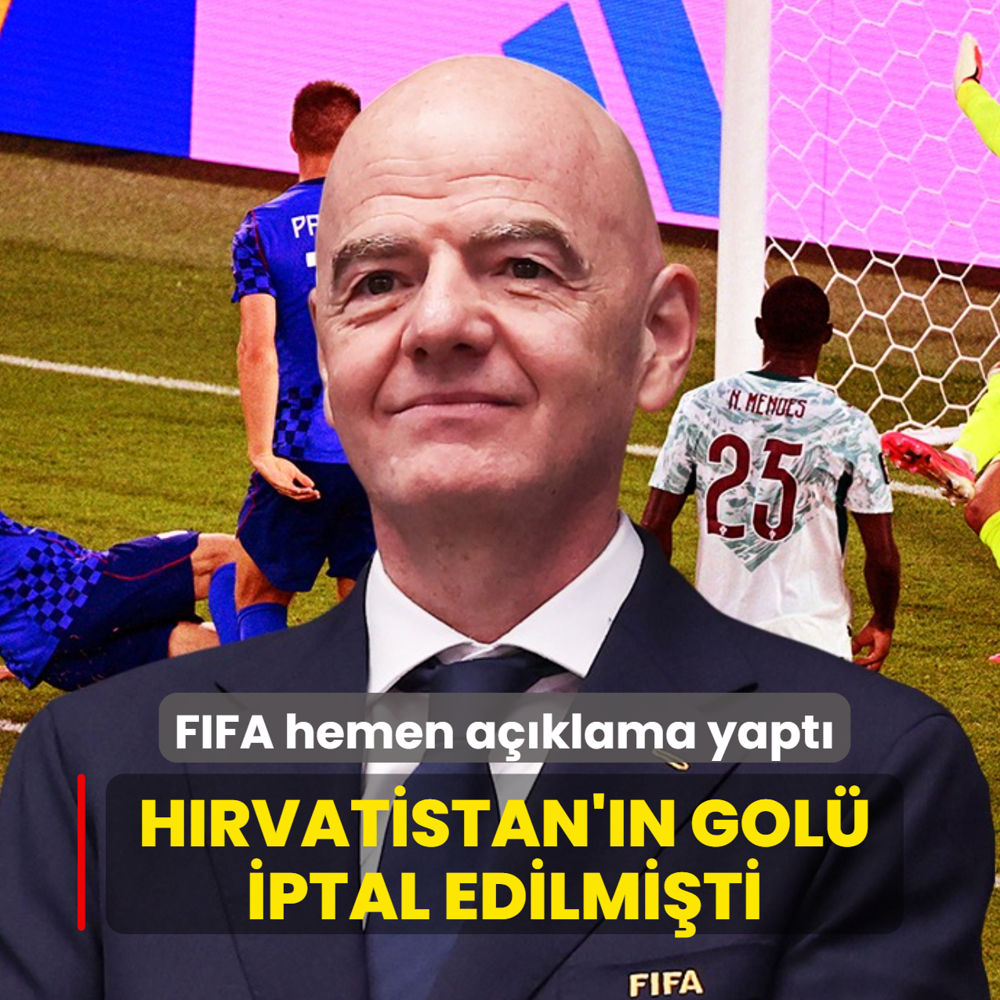 H�rvatistan'�n 90+13'teki gol� iptal edilmi�ti! FIFA hemen a��klama yapt�