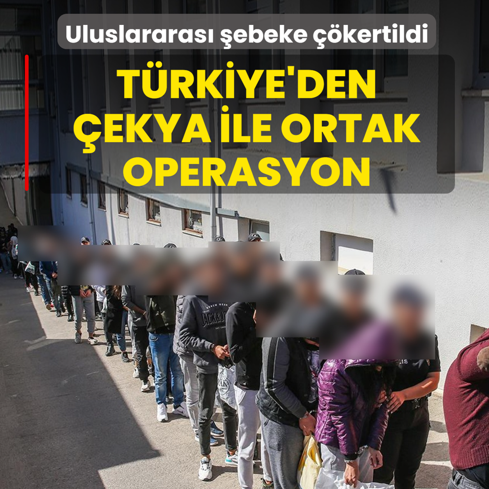T�rkiye'den �ekya ile ortak operasyon!  Uluslararas� �ebeke ��kertildi