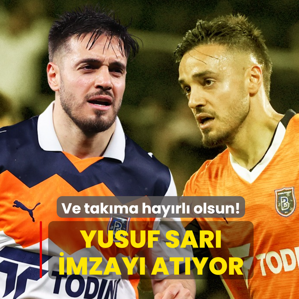 Ve tak�ma hay�rl� olsun! Yusuf Sar� imzay� at�yor