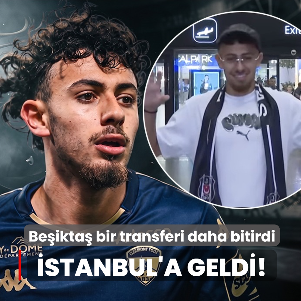 Be�ikta� bir transferi daha bitirdi! �stanbul'a geldi