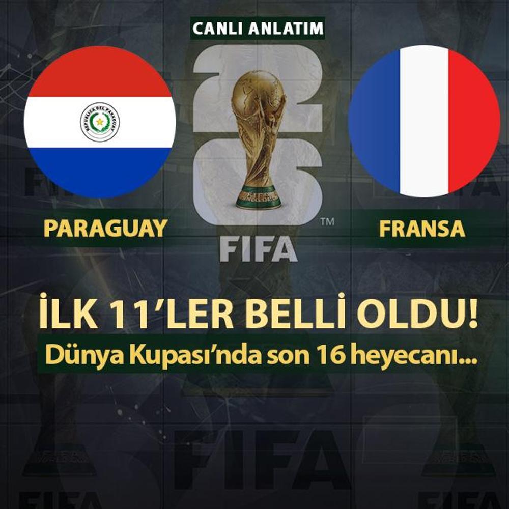 CANLI: Paraguay - Fransa