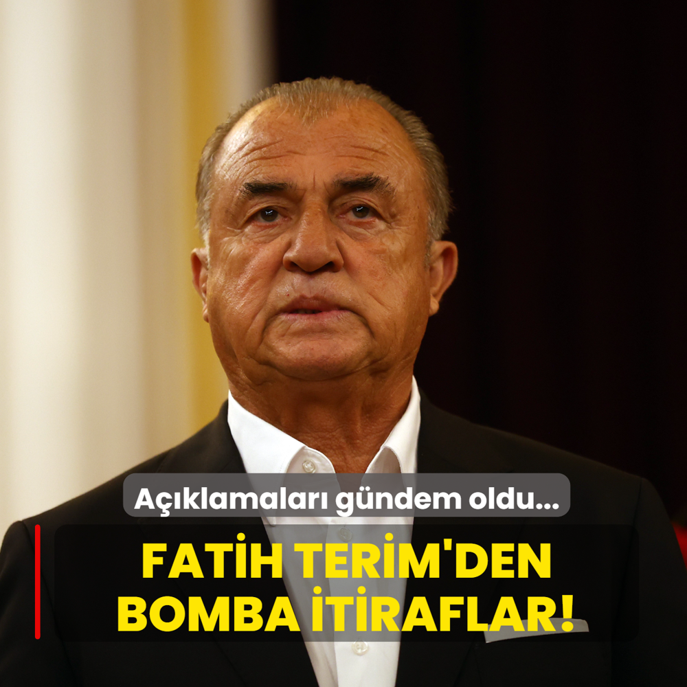 Fatih Terim'den bomba itiraflar! A��klamalar� g�ndem oldu...