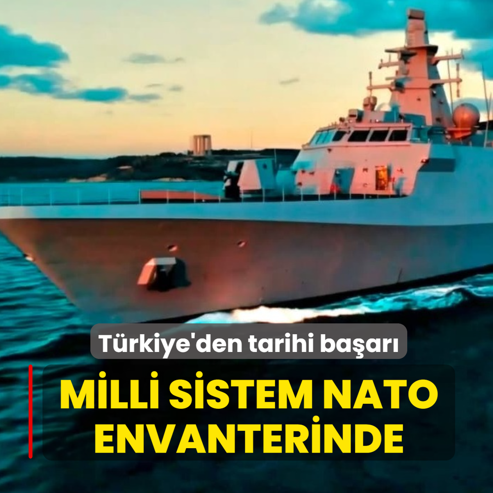 Milli sistem NATO envanterinde: T�rkiye'den tarihi ba�ar�