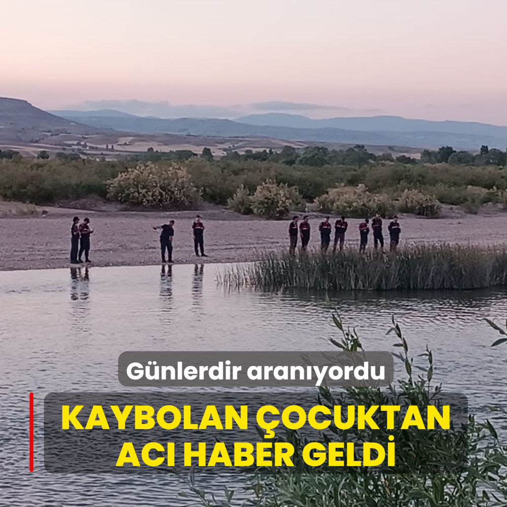 G�nlerdir aran�yordu: K�z�l�rmak'ta kaybolan �ocuktan ac� haber geldi
