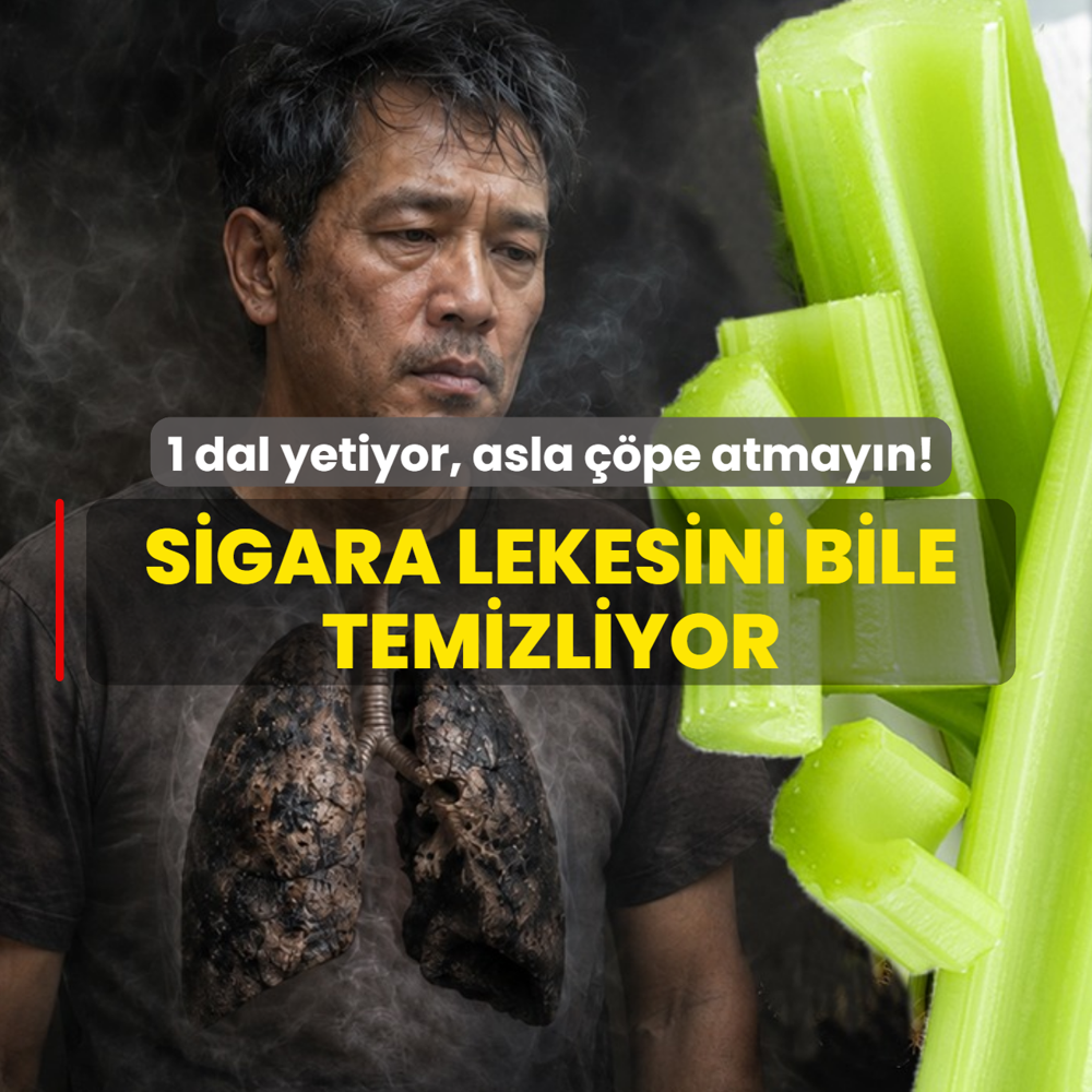 1 dal yetiyor: Ci�erlerdeki sigara lekesini bile temizliyor! Saplar�n� asla ��pe atmay�n
