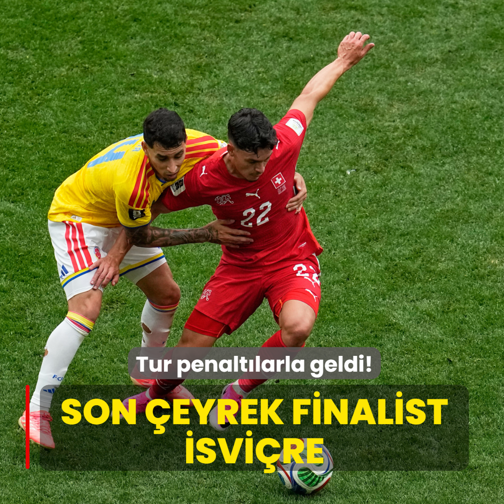 Tur penalt�larla geldi! Son �eyrek finalist �svi�re